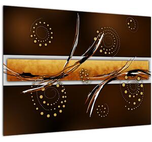 Slika apstrakcije - Leptiri (70x50 cm)