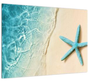 Slika - Morska zvijezda na plaži (70x50 cm)