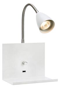 Markslöjd 107140 - Prigušiva zidna svjetiljka s USB priključkom LOGI 1xGU10/7W/230V
