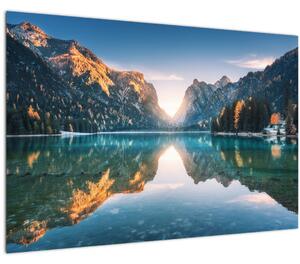 Slika - Gorsko jezero (90x60 cm)