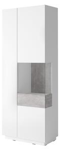 Zondo Vitrina Stacey Typ 13 (beton + bijela). 1030490