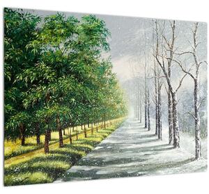 Slika - Zima ili ljeto (70x50 cm)