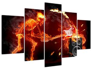 Slika - Glazba u plamenu (150x105 cm)