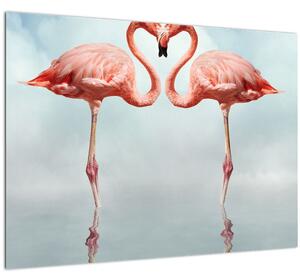 Slika dva flaminga (70x50 cm)