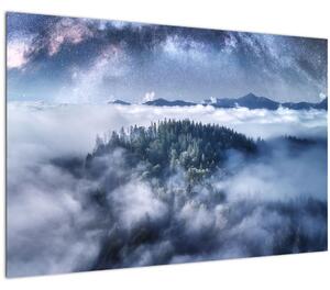 Slika šume u magli (90x60 cm)