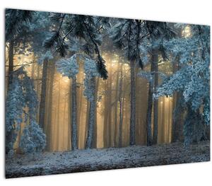 Slika snježne šume (90x60 cm)