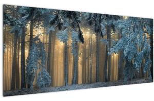 Slika snježne šume (120x50 cm)