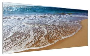 Slika morske pješčane plaže (120x50 cm)