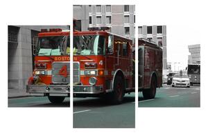 Slika vatrogasnog vozila (90x60 cm)