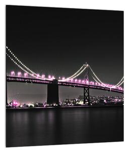 Noćna slika mosta (30x30 cm)