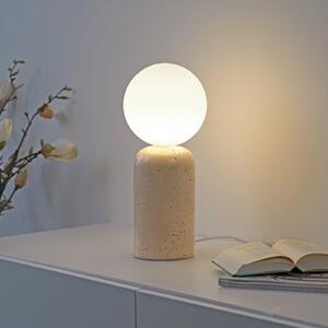 Schöner Wohnen SCHÖNER WOHNEN stolna lampa Traventa, bež/bijela, G9, Bež, Dnevni boravak/blagovaonica, Beton