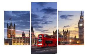 Slika Londona s autobusom (90x60 cm)