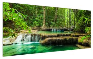 Slika bistrog šumskog potoka (120x50 cm)