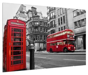 Slika londonske telefonske govornice (90x60 cm)