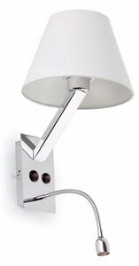 FARO 68506 - LED Zidna svjetiljka MOMA 1xE27/60W/100-240V + 1xLED/1W
