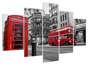 Slika londonske telefonske govornice (150x105 cm)