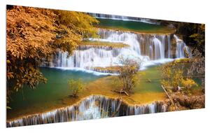Slika rijeke sa slapovima (120x50 cm)