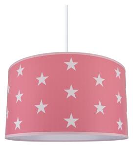 Dječji luster STARS PINK 1xE27/60W/230V
