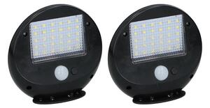 Grundig - SET 2x LED Solarna zidna svjetiljka sa senzorom LED/3,2V