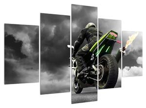 Slika bajkera na motociklu (150x105 cm)