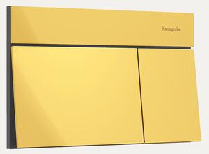 Hansgrohe iFrame Element E tipka za vodokotlić, polished gold optic