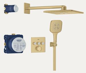 Grohe Grohtherm Smartcontrol set+ Smartactive 310 Cube brushed cool sunrise