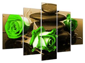 Slika zelenih ruža (150x105 cm)