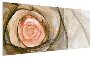 Moderna slika ruže (120x50 cm)
