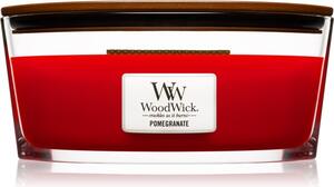Woodwick Pomegranate mirisna svijeća s drvenim fitiljem (hearthwick) 453.6 g