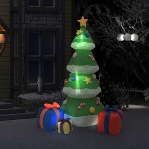 VidaXL Ukrasno božićno drvce na napuhavanje LED 240 cm