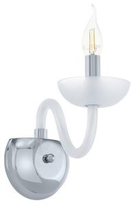 Eglo 39124 - Zidna svjetiljka FALCADO 1 1xE14/40W/230V bijela
