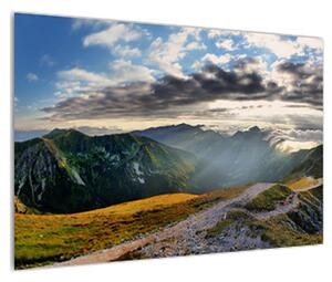 Slika planinskog stjenovitog krajolika (90x60 cm)