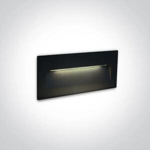 VANJSKA UGRADBENA ZIDNA LED SVJETILJKA CRNA 6W CCT IP65 DARK LIGHT 230V DM68068B/B/V