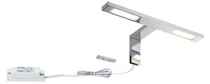 Paulmann Galeria LED svjetiljka za ogledala Double Hook (6,4 W, D x Š x V: 30 x 11 x 8 cm, Topla bijela)
