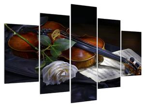 Slika ruže i violine (150x105 cm)
