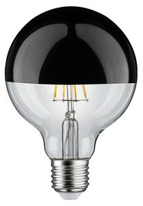 Paulmann LED žarulja Vintage Globe-Form E27 G95 (E27, Može se prigušiti, Topla bijela, 600 lm, 6,5 W, Boja: Crna sjajna)
