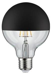 Paulmann LED žarulja Vintage Globe-Form E27 G95 (E27, Može se prigušiti, Topla bijela, 600 lm, 6,5 W, Boja: Crna mat)