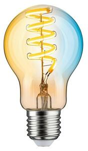 Paulmann LED Smart žarulja (E27, Može se prigušiti, Neutralno bijelo, 600 lm, 7,5 W, Kruškolikog oblika)