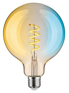 Paulmann LED Smart žarulja (E27, Može se prigušiti, Neutralno bijelo, 600 lm, 7,5 W, G125, Zaobljen)