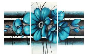 Slika plavog cvijeća (90x60 cm)