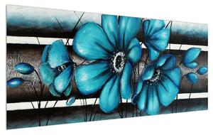 Slika plavog cvijeća (120x50 cm)