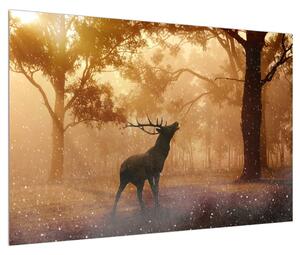 Slika rika jelena (90x60 cm)