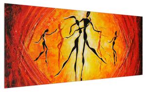 Orijentalna slika plesača (120x50 cm)