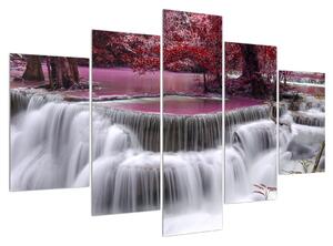 Slika jesenskih slapova (150x105 cm)