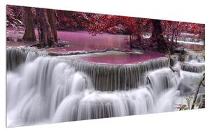 Slika jesenskih slapova (120x50 cm)