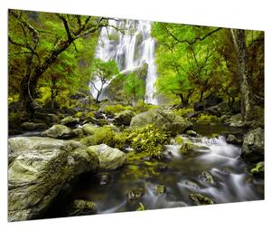 Slika šumskog krajolika s potokom (90x60 cm)