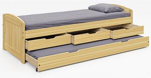 Zondo Jednostruki krevet 90x200 cm Marcy (smeđa). 1040258