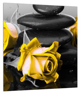 Slika žutih ruža (30x30 cm)