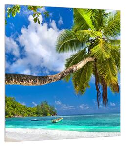 Slika palme i plaže (30x30 cm)