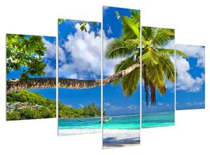 Slika palme i plaže (150x105 cm)